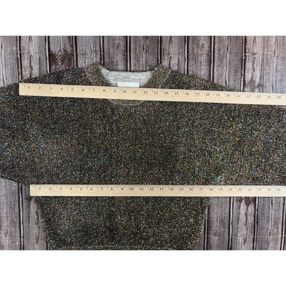 Les Coyotes De Paris Nori Lurex Knitted Nori glittery Sweater size 16 NWT $149 - Picture 7 of 9